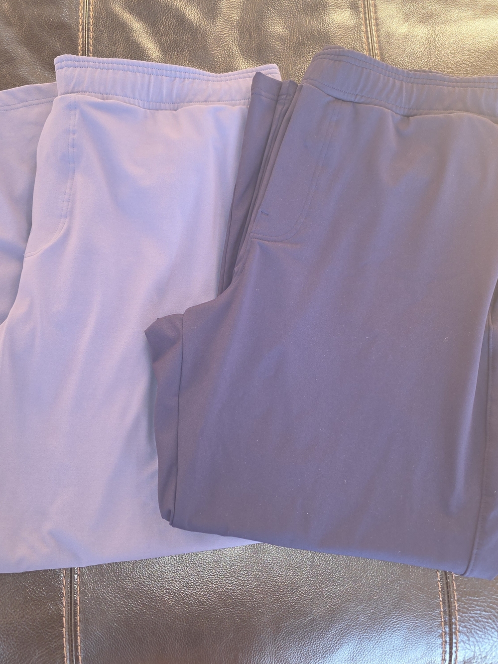 Men's Lightweight Joggers - Light Blue and Navy Sz 42/30 Athleisure Bundle